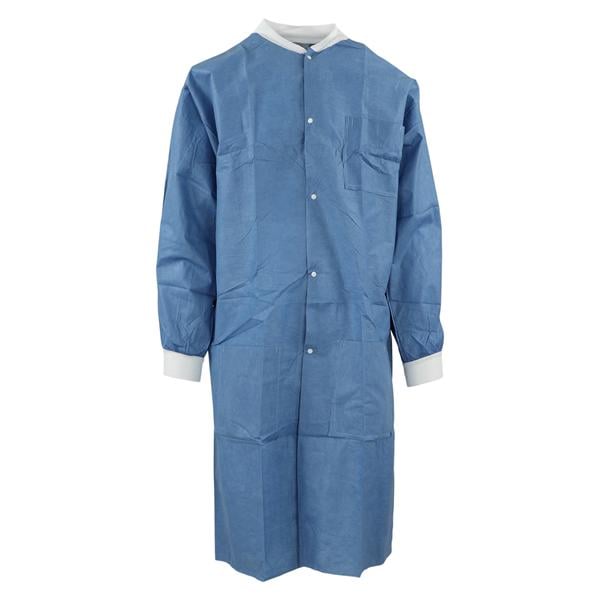 Medicom 8107-F SafeWear Hi-Perform SMS Lab Coats Deep Blue 3XL 12/Pk Medicom 8107-F SafeWear Hi-Perform SMS Lab Coats Deep Blue 3XL 12/Pk